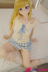 Sexdoll japonaise blonde candide Akane 149cm S-TPE Bonnet B Irokebijin