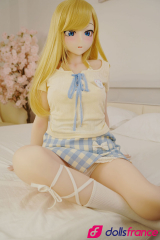 Sexdoll japonaise blonde candide Akane 149cm S-TPE Bonnet B Irokebijin
