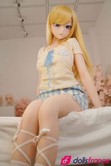Sexdoll japonaise blonde candide Akane 149cm S-TPE Bonnet B Irokebijin