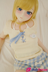 Sexdoll japonaise blonde candide Akane 149cm S-TPE Bonnet B Irokebijin