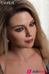 Belle sex doll blonde aux yeux bleus Maria 155cm F-cup FanReal