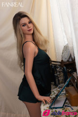 Belle sex doll blonde aux yeux bleus Maria 155cm F-cup FanReal