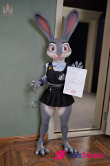 Rabby la lapine sexuelle anime en silicone 168cm bonnet A Dolls Castle