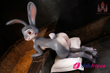 Rabby la lapine sexuelle anime en silicone 168cm bonnet A Dolls Castle