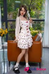 Janice sexdoll chipie petite poitrine en silicone 158cm bonnet B Dolls Castle