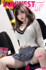 L'étudiante en université Amy se lâche en stock 152cm D-cup FunWestDoll