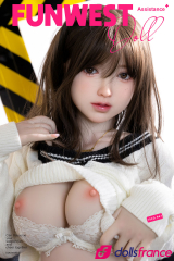 L'&eacute;tudiante en universit&eacute; Amy se l&acirc;che en stock 152cm D-cup FunWestDoll