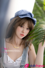 Sexdoll en silicone Coréenne à la peau blanche Lucy 159cm bonnet A FunWest Doll