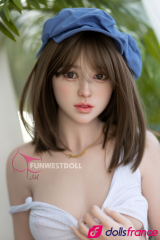 Sexdoll en silicone Coréenne à la peau blanche Lucy 159cm bonnet A FunWest Doll