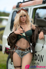 Assos la love doll en silicone pilote d'avion 157cm G-cup FunWestDoll