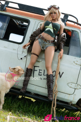 Assos la love doll en silicone pilote d'avion 157cm G-cup FunWestDoll