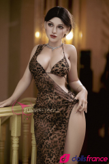 Natalia poupée réelle en silicone fille à papa à gros nibards 160cm E-cup FunWestDoll