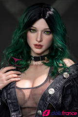 Alexa la sexdoll punk fashion aux cheveux verts 157cm D-cup FunWestDoll