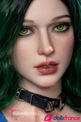 Alexa la sexdoll punk fashion aux cheveux verts 157cm D-cup FunWestDoll