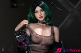 Alexa la sexdoll punk fashion aux cheveux verts 157cm D-cup FunWestDoll