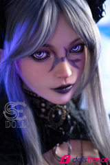 Aryana love doll en silicone elfique qui aime les sextoys 161cm Bonnet E SEdoll