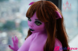 Piggie sexdoll cochonne violette à gros seins en STOCK EU 141cm bonnet J Dolls Castle