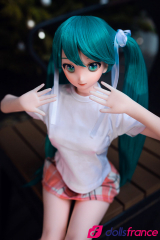 Miku sexdoll en silicone mini hentai 60cm Climax Doll
