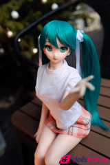 Miku sexdoll en silicone mini hentai 60cm Climax Doll