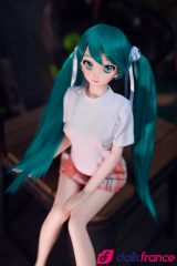 Miku sexdoll en silicone mini hentai 60cm Climax Doll