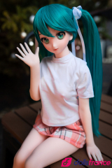 Miku sexdoll en silicone mini hentai 60cm Climax Doll