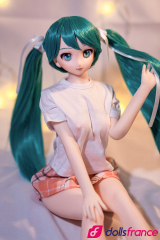 Miku sexdoll en silicone mini hentai 60cm Climax Doll