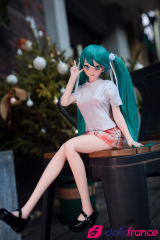 Miku sexdoll en silicone mini hentai 60cm Climax Doll