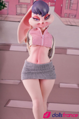 Lori mini real doll lapine sexy rose Si70cm LB Climax Doll
