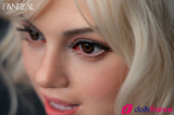 Maria la sexdoll en silicone blonde extravagante 155cm F-cup FanReal