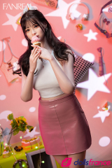 Josie love doll en silicone idole coréenne coquine 163cm C-cup FanReal