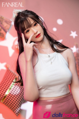 Josie love doll en silicone idole coréenne coquine 163cm C-cup FanReal