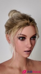 Poupée sexuelle maigre Scarlett la blonde provocatrice 170cm bonnet C Zelex