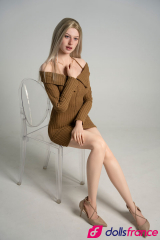 Poupée sexuelle Evelina la blonde naturelle en silicone 175cm bonnet E Zelex