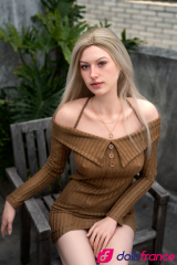 Poupée sexuelle Evelina la blonde naturelle en silicone 175cm bonnet E Zelex