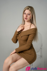 Poupée sexuelle Evelina la blonde naturelle en silicone 175cm bonnet E Zelex