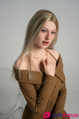 Poupée sexuelle Evelina la blonde naturelle en silicone 175cm bonnet E Zelex