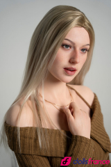 Poupée sexuelle Evelina la blonde naturelle en silicone 175cm bonnet E Zelex