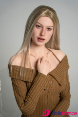 Poupée sexuelle Evelina la blonde naturelle en silicone 175cm bonnet E Zelex