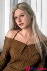 Poupée sexuelle Evelina la blonde naturelle en silicone 175cm bonnet E Zelex