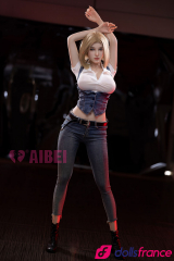 Scarlett belle blonde sexy en silicone 167cm E-cup EN STOCK EU AiBei