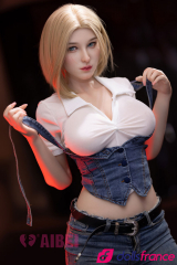 Scarlett belle blonde sexy en silicone 167cm E-cup EN STOCK EU AiBei