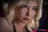 Poupée porno en silicone Joline la blonde séduisante 170cm bonnet C Real Lady
