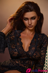 Poup&eacute;e en silicone grandeur nature Lena la parisienne 150cm bonnet B Real Lady