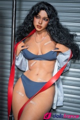 Lexi love doll en silicone sportive latine à grosse poitrine 170cm bonnet C Real Lady