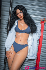 Lexi love doll en silicone sportive latine à grosse poitrine 170cm bonnet C Real Lady