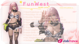 Lily sexdoll geek sexy cheveux roses en silicone 157cm G-cup FunWestDoll