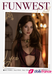 Lyra jeune sex doll en silicone séductrice 159cm A-cup FunWestDoll