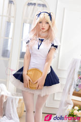 Giselle la poupée d'amour en silicone soubrette coquine 159cm A-cup FunWestDoll