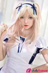 Giselle la poupée d'amour en silicone soubrette coquine 159cm A-cup FunWestDoll