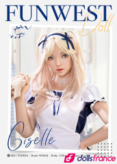 Giselle la poupée d'amour en silicone soubrette coquine 159cm A-cup FunWestDoll